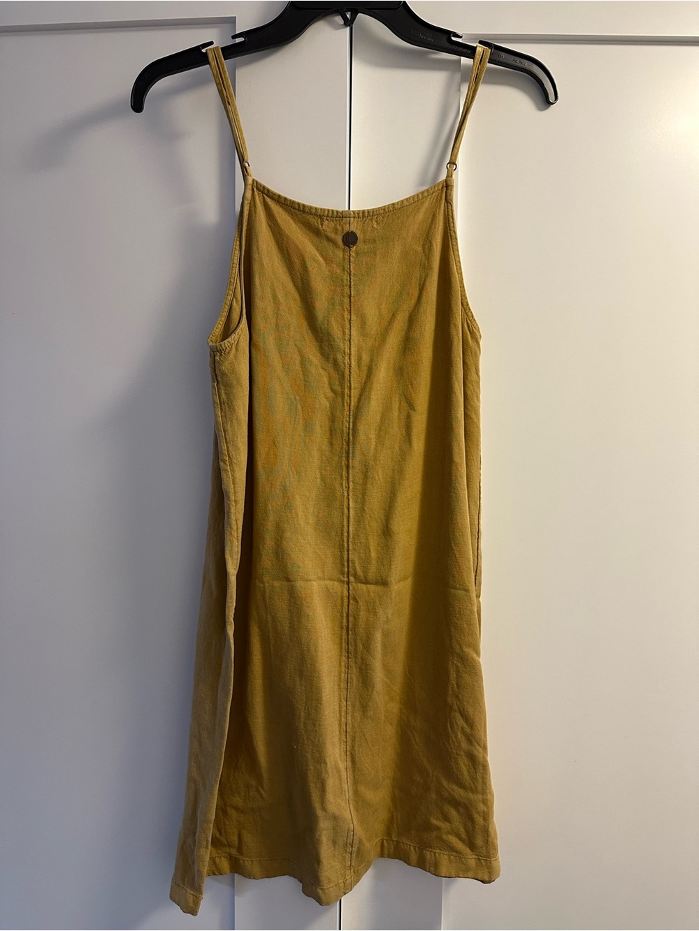 Rip Curl-Mustard Yellow Slip Dress with Adjustable Straps - Picture 2 of 5